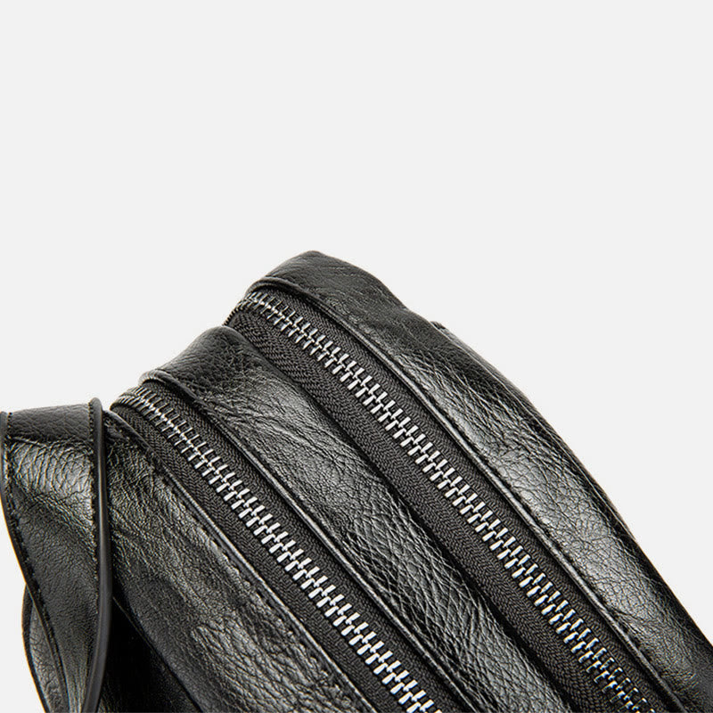 Schultertasche für Herren, Freizeit, Sport, Umhängetasche aus Leder