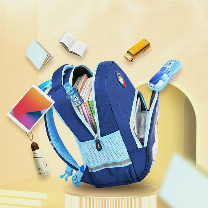 Rucksack für Kinder mit Cartoon-Charakter-Druck, leichter Oxford-Schulrucksack