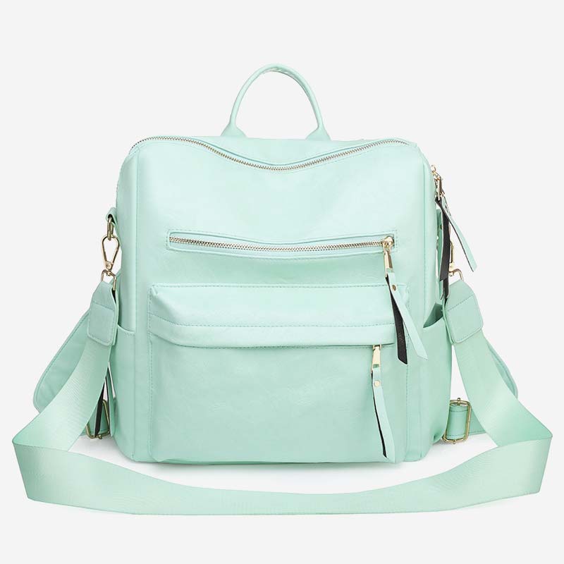 Eleganter Rucksack im College-Stil mit großem Fassungsvermögen und vielen Tragemöglichkeiten