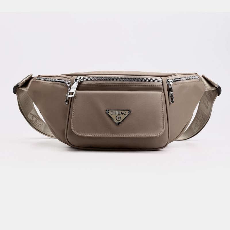 Nylon-Hüfttasche mit mehreren Taschen, leichte Brusttasche mit mehreren Tragemöglichkeiten, Hüfttasche