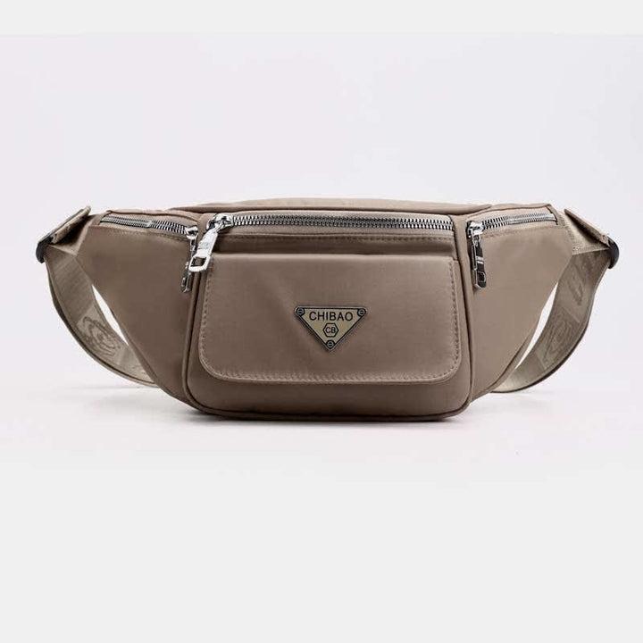 Nylon-Hüfttasche mit mehreren Taschen, leichte Brusttasche mit mehreren Tragemöglichkeiten, Hüfttasche