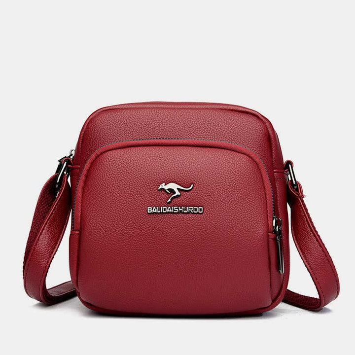 Umhängetasche für Damen, klein, über der Schulter, Geldbörse, Lederhandtasche