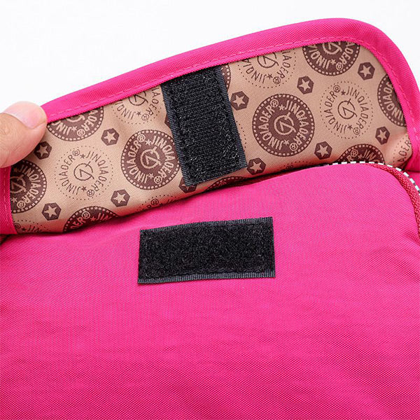 Umhängetasche aus Nylon mit mehreren Taschen