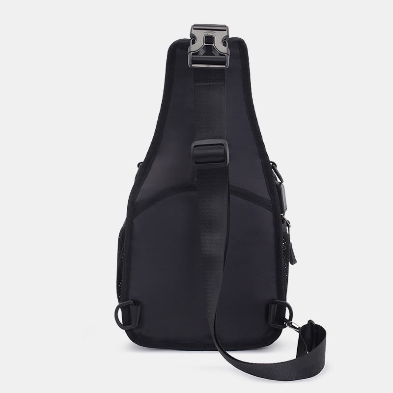 Schultertasche für Herren, multifunktionaler, lässiger Umhängerucksack für Outdoor-Sportarten