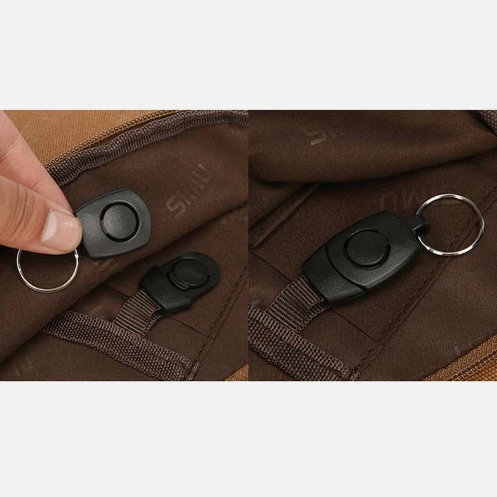Canvas Brusttasche Herren Minimalistische Reise Große Schultertasche