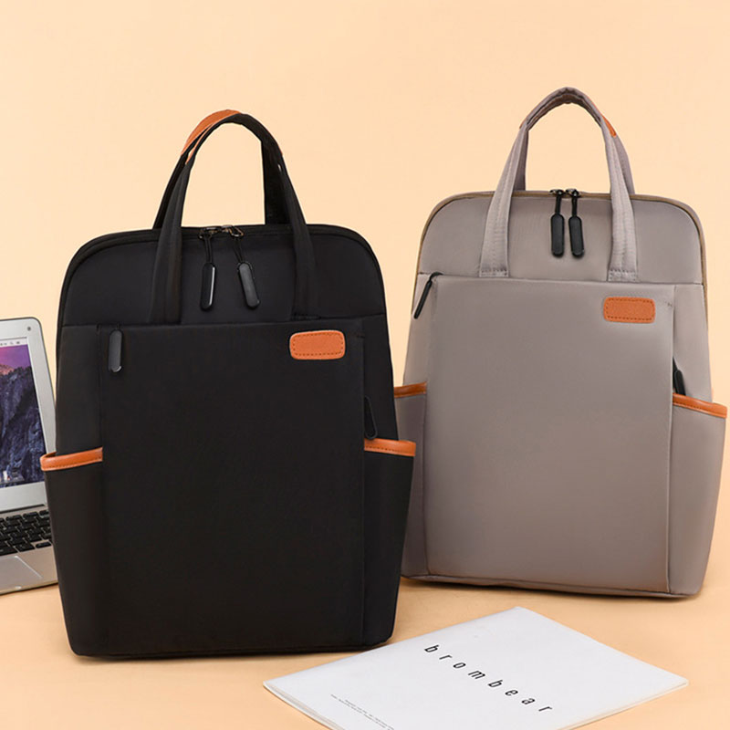 Lässiger, wasserdichter Nylon-Rucksack mit großem Fassungsvermögen 
