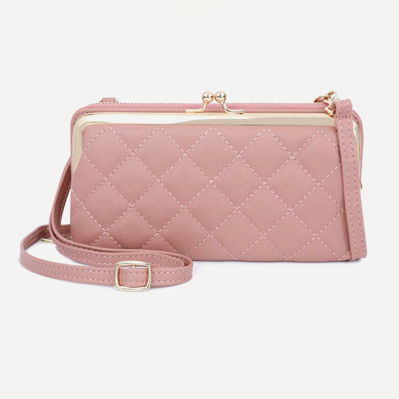 Kleine Crossbody-Handytasche, leichte Schultertasche, Clutch, Geldbörse, Handy-Geldbörse