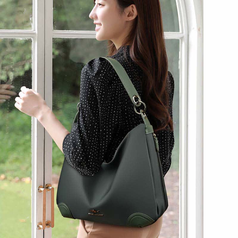 Handtaschen für Damen, wasserdicht, Hobo-Tote, Bucket-Geldbörsen mit Crossbody-Gurt