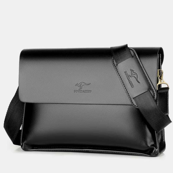Herren Leder Umhängetasche Messenger Bag Reise Arbeit Business Satchel