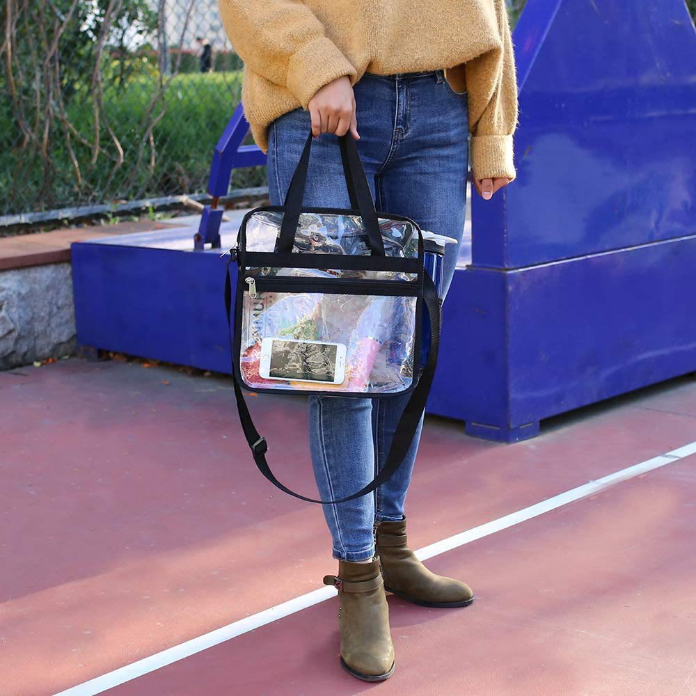 Tragetasche für Damen, für den täglichen Einkauf, große Kapazität, PVC-Reisehandtasche