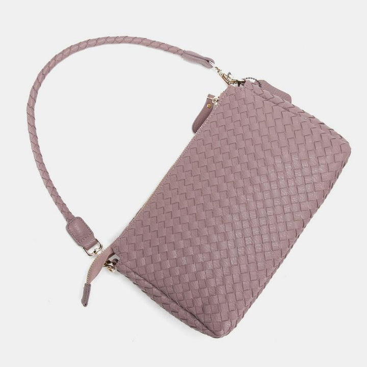 Lässige Strick-Schulterhandtasche