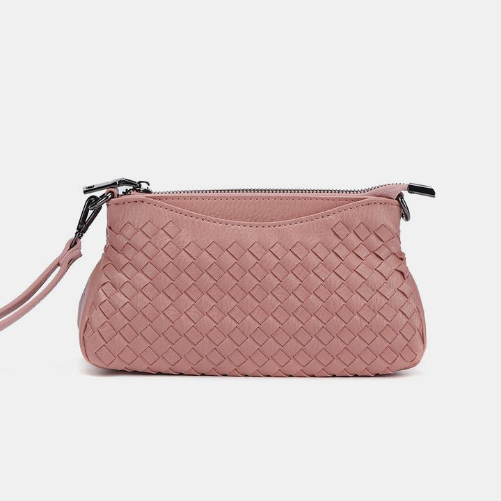Stilvolle gewebte Umhängetasche mit Armband