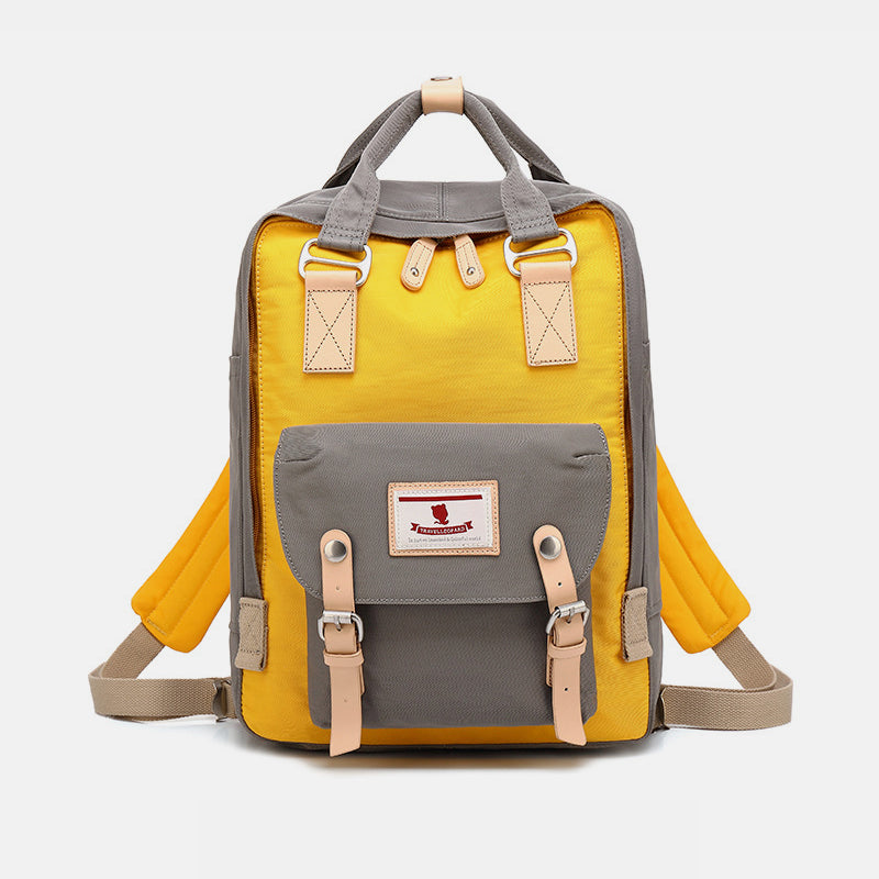 Wasserdichter Reiserucksack im Vintage-Stil im College-Stil