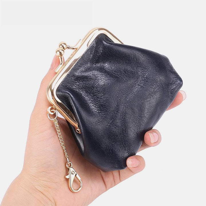 Geldbörse aus echtem Leder im Vintage-Stil 