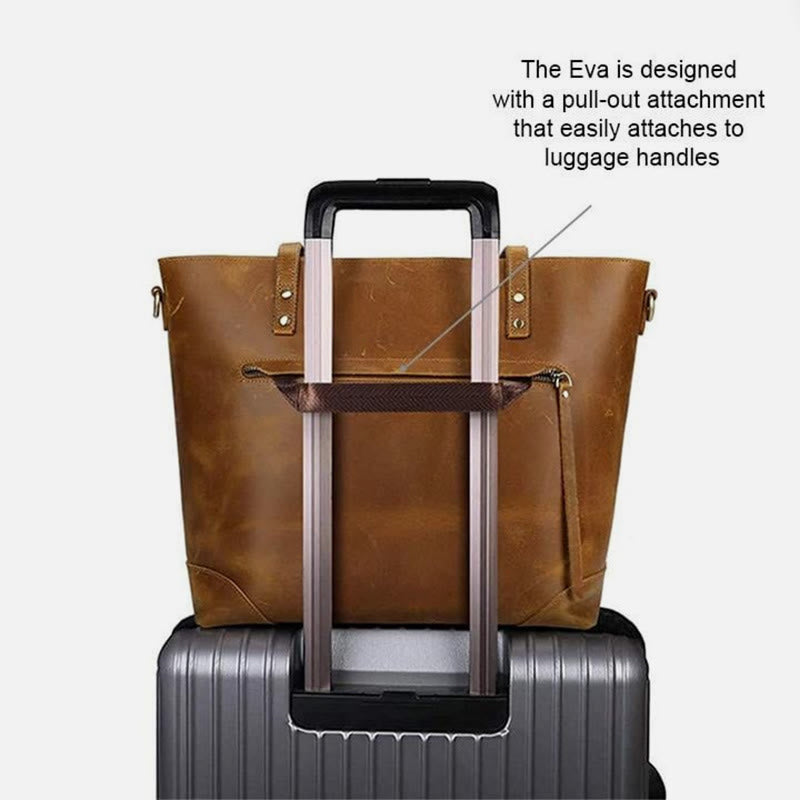 Retro Damen Umhängetasche aus weichem veganem Leder, Umhängetasche für Reisen - image 3