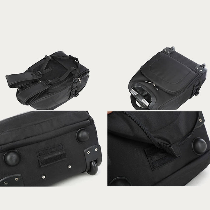 Einfarbig Oxford Rucksack Frauen Männer Business Reise Trolley