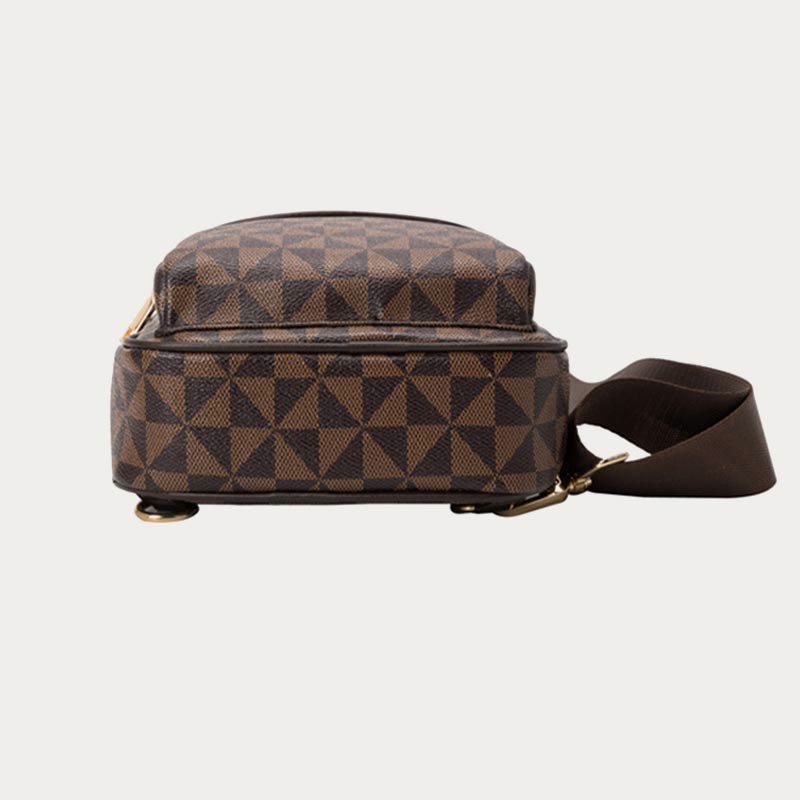 Modische Schultertasche aus Leder für Damen und Herren, stilvolle Brusttasche