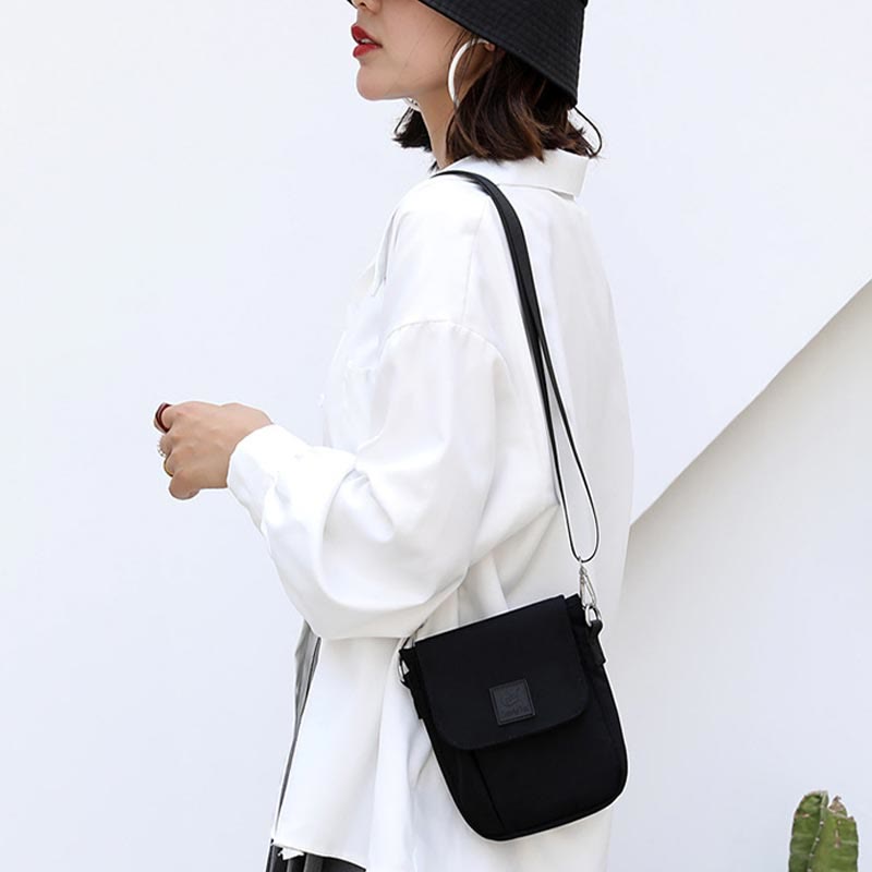 Wasserdichte Umhängetaschen aus Nylon, Handytaschen mit verstellbaren Trägern