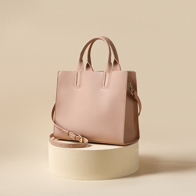 Vegane Leder-Tragetasche für Damen, für Reisen und Arbeit, Umhängetasche, Schultertasche