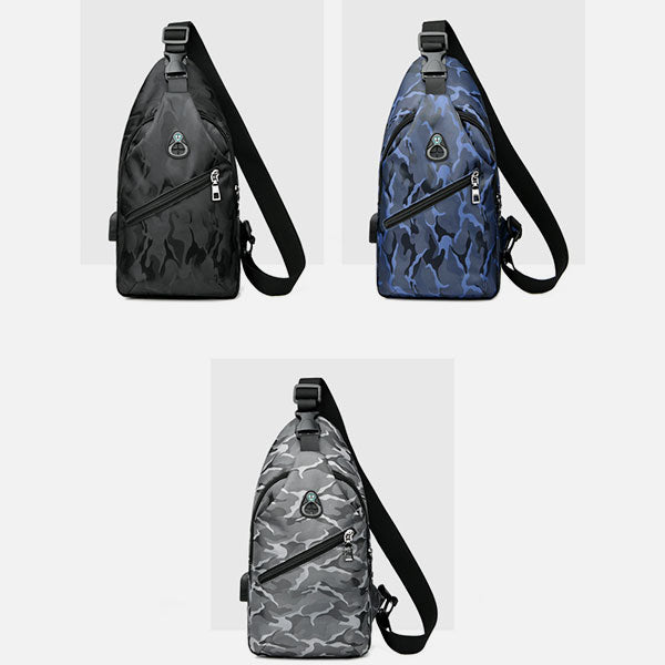 Wasserdichte, großvolumige Sling Bag Umhängetasche