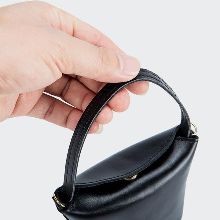 Mini-Beuteltasche, Handtasche, geräumige Münzbörse, kleine Hobo-Tasche für Damen