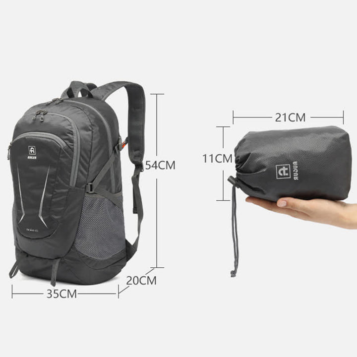 Packbarer Wanderrucksack, wasserabweisend, leichter Tagesrucksack, faltbarer Reiserucksack