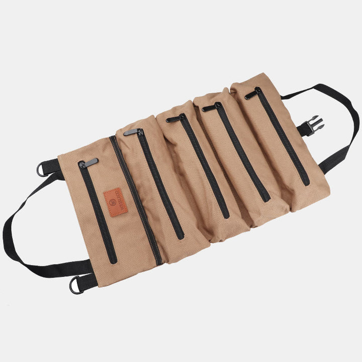 Werkzeug-Rolltasche-Organizer, robuste Werkzeug-Handtasche mit 5 Werkzeugtaschen