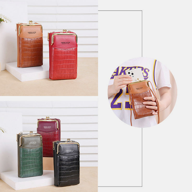 Kleine Crossbody-Handy-Geldbörse für Damen, Mini-Schultertasche, Geldbörse