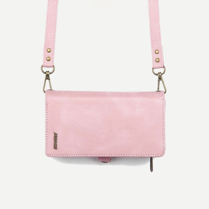 2-in-1-Telefontasche/Geldbörsenhülle für iPhone mit Umhängegurt