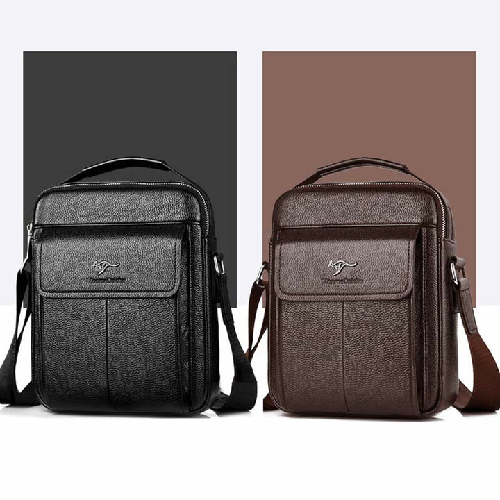 Kuriertasche für Herren, großes Fassungsvermögen, Umhängetasche für Geschäftsreisen
