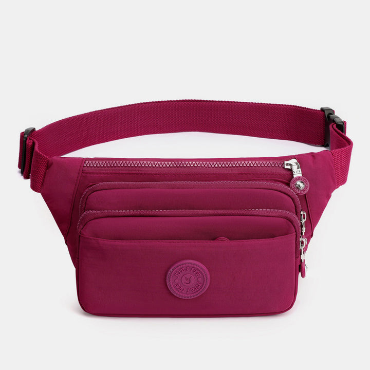Leichte Umhängetasche mit mehreren Taschen, verstellbare Hüfttasche, Handytasche