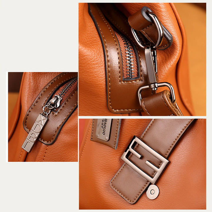 Vintage Unterarm Tasche Frauen Tragbare Große Fach Crossbody Geldbörse