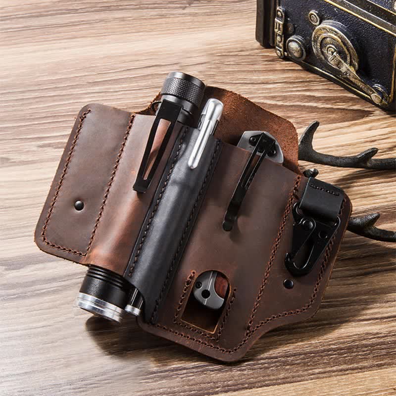 Multitool Leder Gürtelscheide EDC Taschenorganizer Leatherman Scheide Beutel
