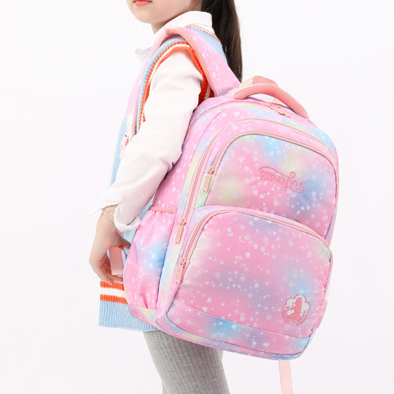 Robuster Schulrucksack aus Nylon mit Rollen, Schultasche für Kinder