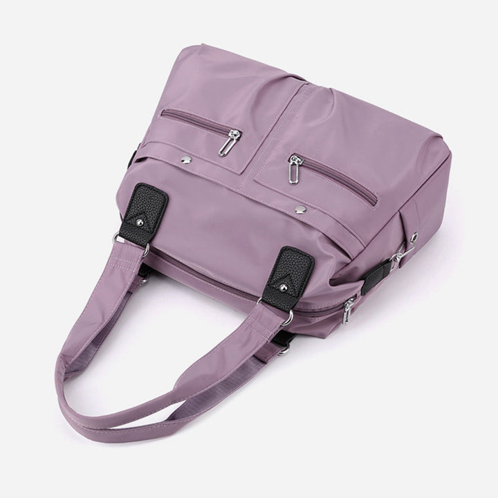 Damen Nylon Schultertasche Leichte wasserdichte Tragetasche Casual Arbeitstasche Geldbörse