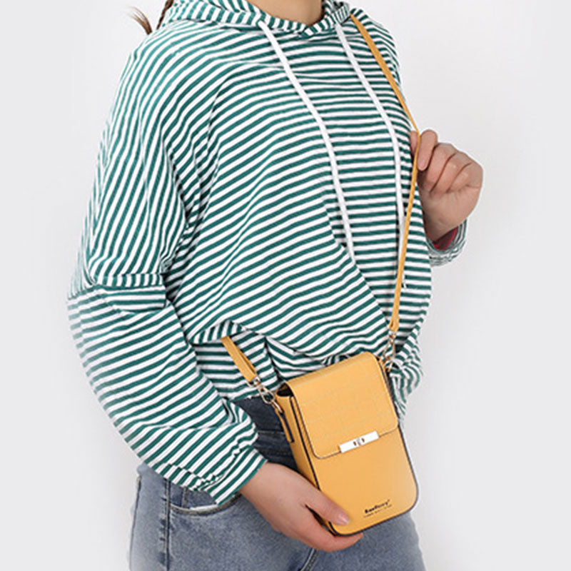 Handytasche mit mehreren Kartenfächern, Umhängetasche