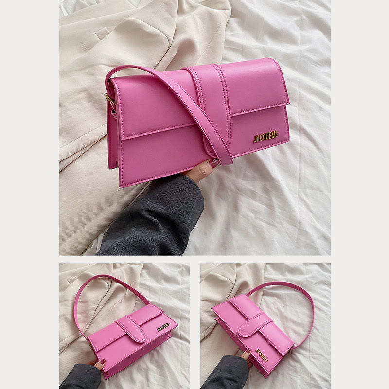 Umhängetasche für Damen, einfarbig, quadratisch, elegante Dating-Tasche