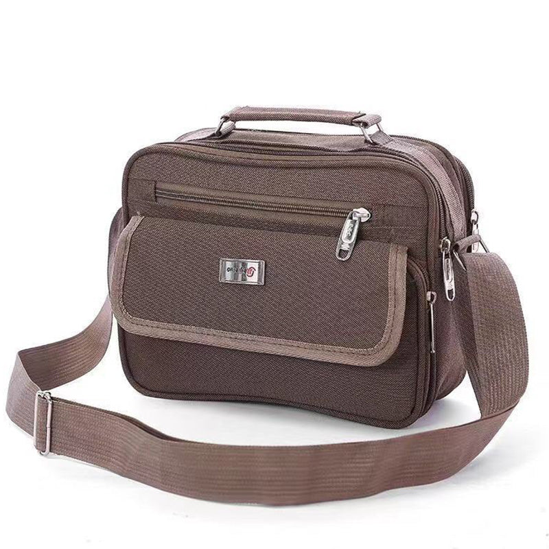 Unisex Dreifach-Fach Leichte Handtasche Geldbörse Reise Business Umhängetasche