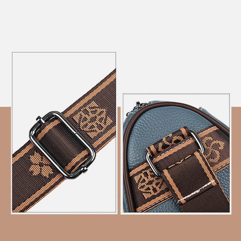 Retro Lady Unterarm Tasche Breiter Riemen Einfache Frauen Umhängetasche