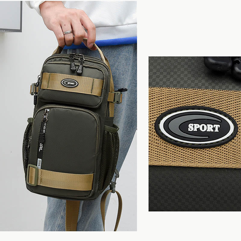Leichte Reisegeldbörse für Männer, praktische wasserdichte Outdoor-Brusttasche