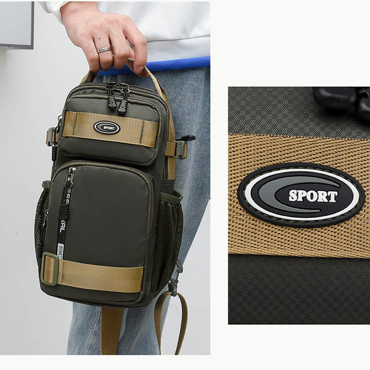 Leichte Reisegeldbörse für Männer, praktische wasserdichte Outdoor-Brusttasche