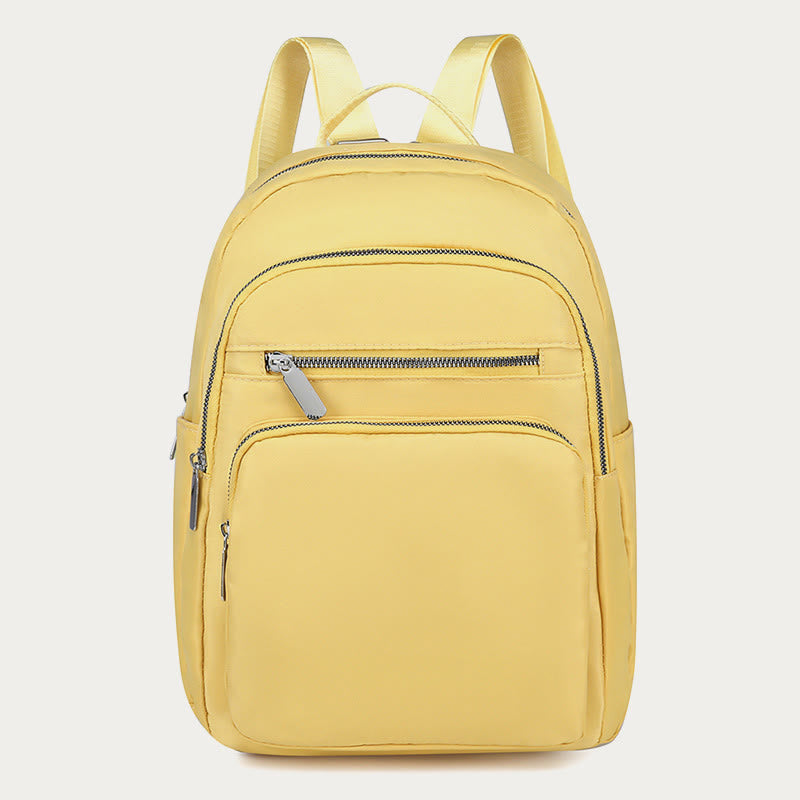 Rucksack für den täglichen Gebrauch, schlichter, einfarbiger, lässiger Oxford-Tagesrucksack