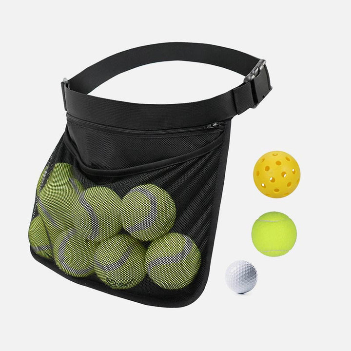 Tennisball-Netztasche für Teenager, verstellbare Gürteltasche zur Aufbewahrung