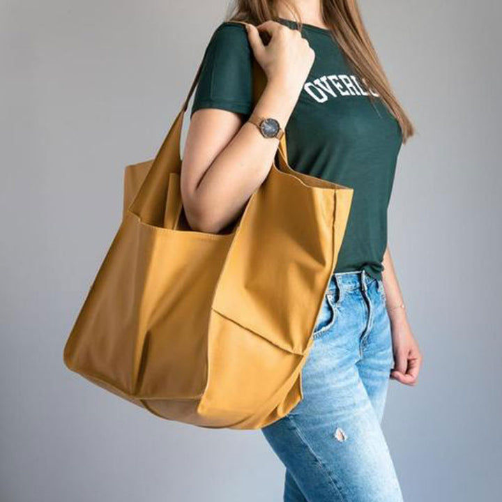Übergroße Einkaufstasche im Vintage-Stil
