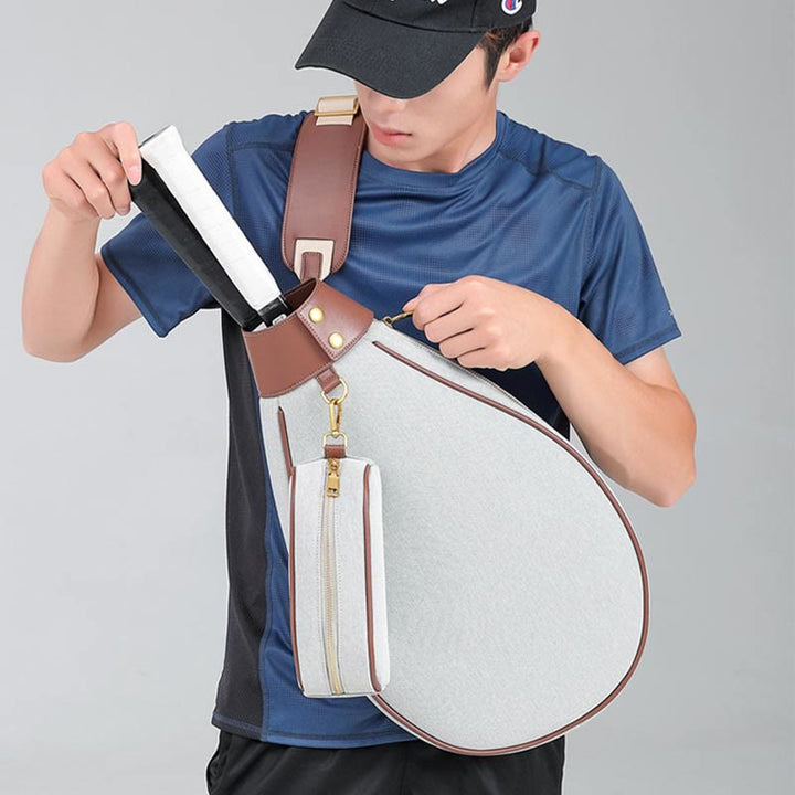 Robuste Tennistasche, große Kapazität, Crossbody, Sportschlägertasche