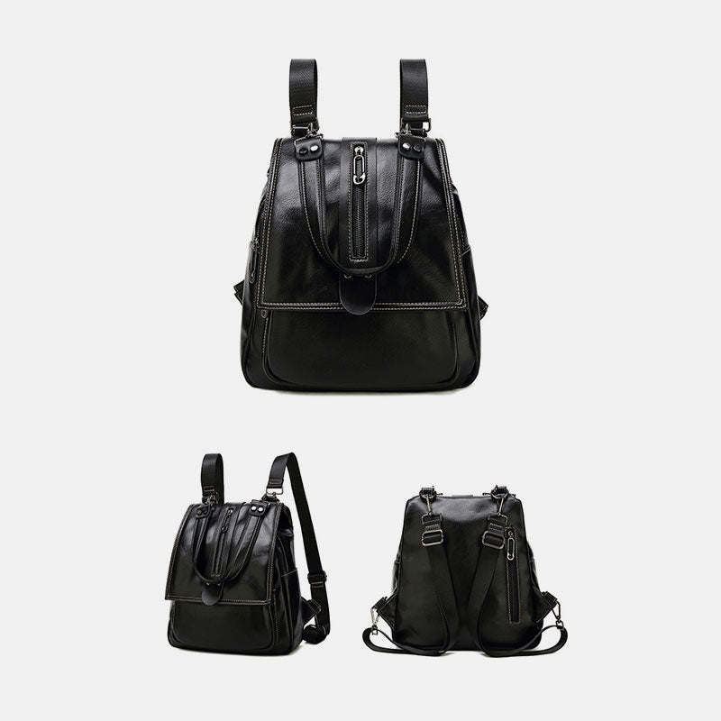 Damen Modischer Rucksack, Geldbörse, multifunktionales Design, Umhängetasche mit Schultergurt