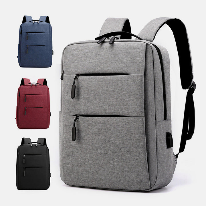 USB-Rucksack mit großer Kapazität und Verschleißfestigkeit für 15,6-Zoll-Computer