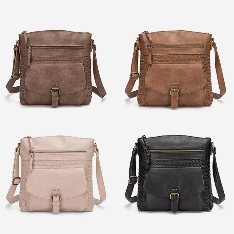 Umhängetasche aus PU-Leder für Damen, Geldbörse, Reisetasche, Schultertasche 