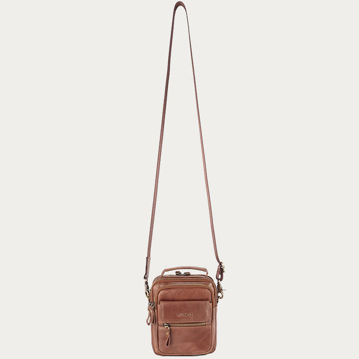 Messenger Bag für Herren, Business, kleine tragbare Umhängetasche aus Leder