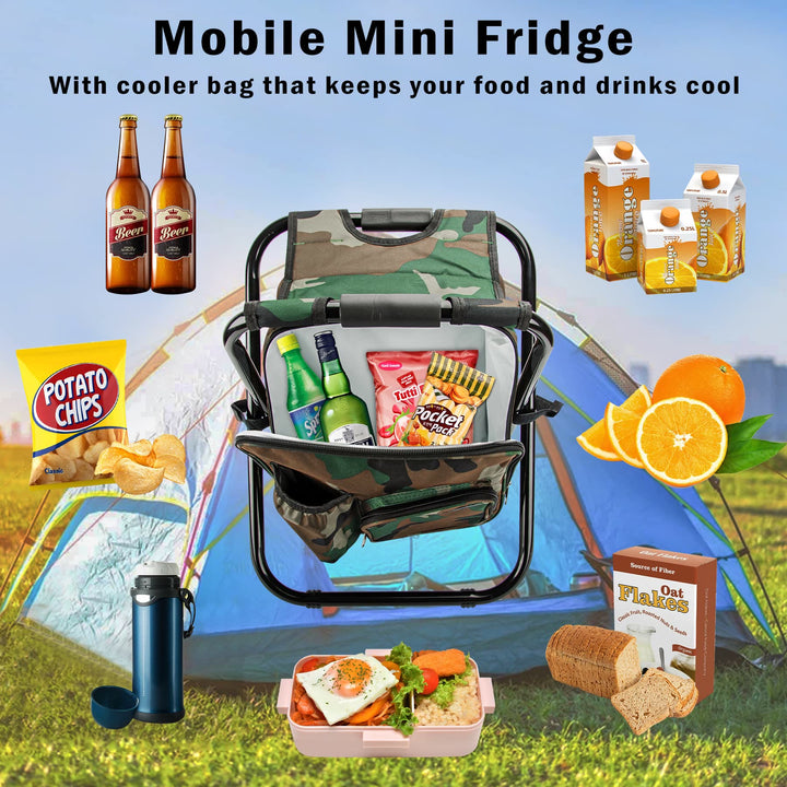 Kühltasche für Outdoor-Camping, faltbarer Strandstuhl mit mehreren Funktionen